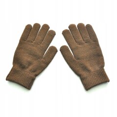 Akryyli HANDS Warm Touch 20cm ruskea R01 R01-BROWN hinta ja tiedot | Naisten käsineet | hobbyhall.fi