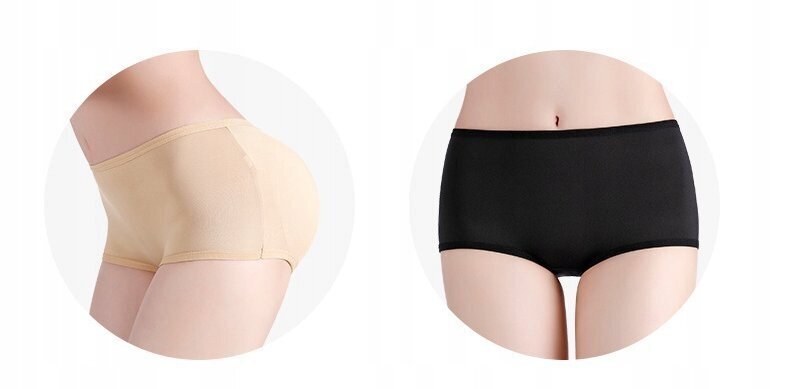 SHORTSIT PANTTIES Push-UP PÖPPÖT INSULTSIT S18_beige_L hinta ja tiedot | Muotoilevat alusvaatteet | hobbyhall.fi