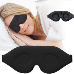 3D SLEEPING EYE Wrap kaihtimet LIGHT BLOCK E01_BLACK hinta ja tiedot | Yöasut ja pyjamat | hobbyhall.fi