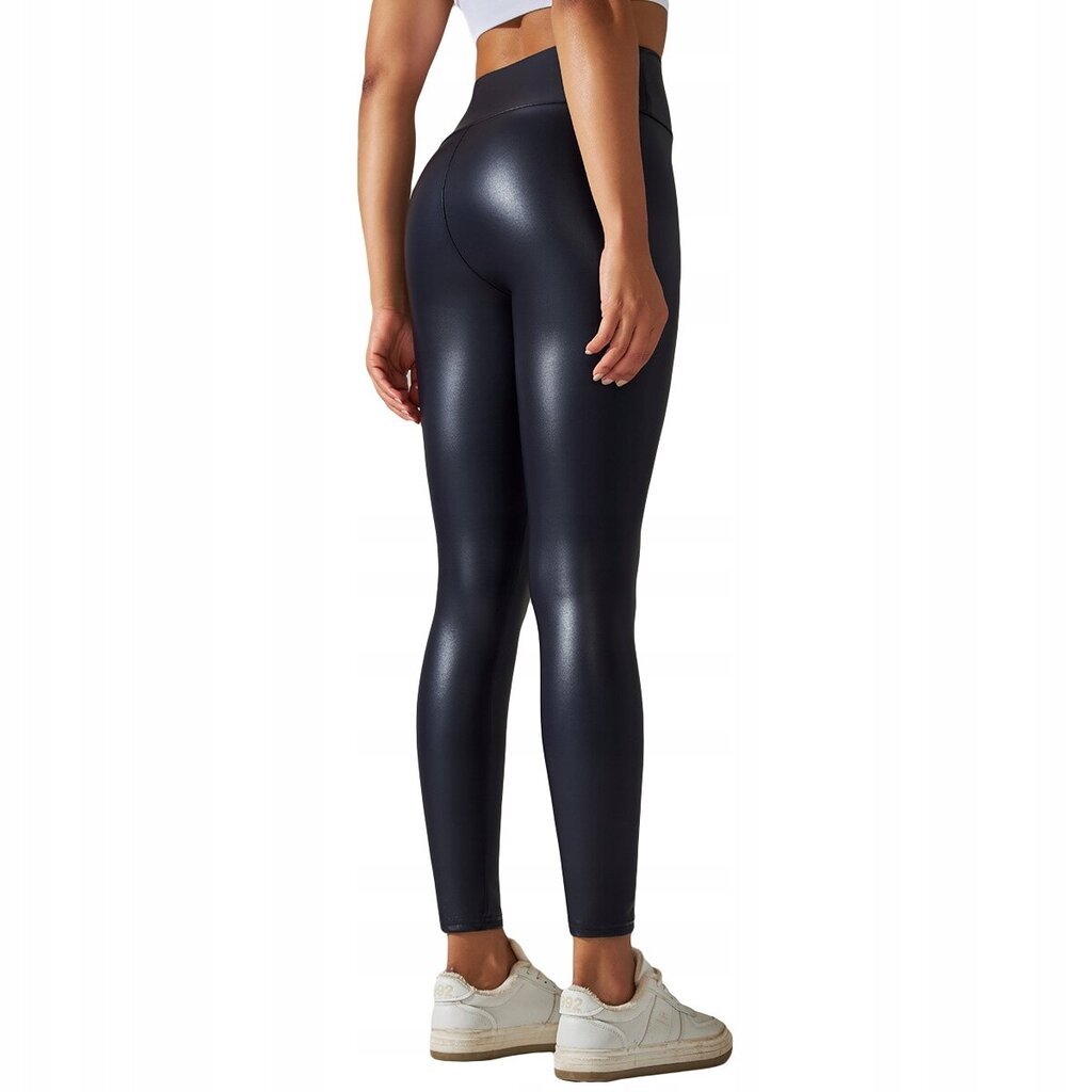 Korkeavyötäröiset leggingsit MODELLING ECO SKIN Elastinen PUSHUP MUSTA XL S29_XL hinta ja tiedot | Naisten urheiluvaatteet | hobbyhall.fi