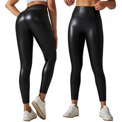 Korkeavyötäröiset leggingsit MODELLING ECO SKIN Elastinen PUSHUP MUSTA XL S29_XL hinta ja tiedot | Naisten urheiluvaatteet | hobbyhall.fi