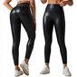 Korkeavyötäröiset leggingsit MODELLING ECO SKIN Elastinen PUSHUP MUSTA XL S29_XL hinta ja tiedot | Naisten urheiluvaatteet | hobbyhall.fi