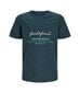 Jack & Jones lasten T-paita 12258157*02, tummanvihreä/mag 5715606058595 hinta ja tiedot | Poikien paidat | hobbyhall.fi