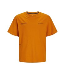 Jack & Jones lasten T-paita 12258160*02, oranssi/marmel 5715606050759 hinta ja tiedot | Poikien paidat | hobbyhall.fi