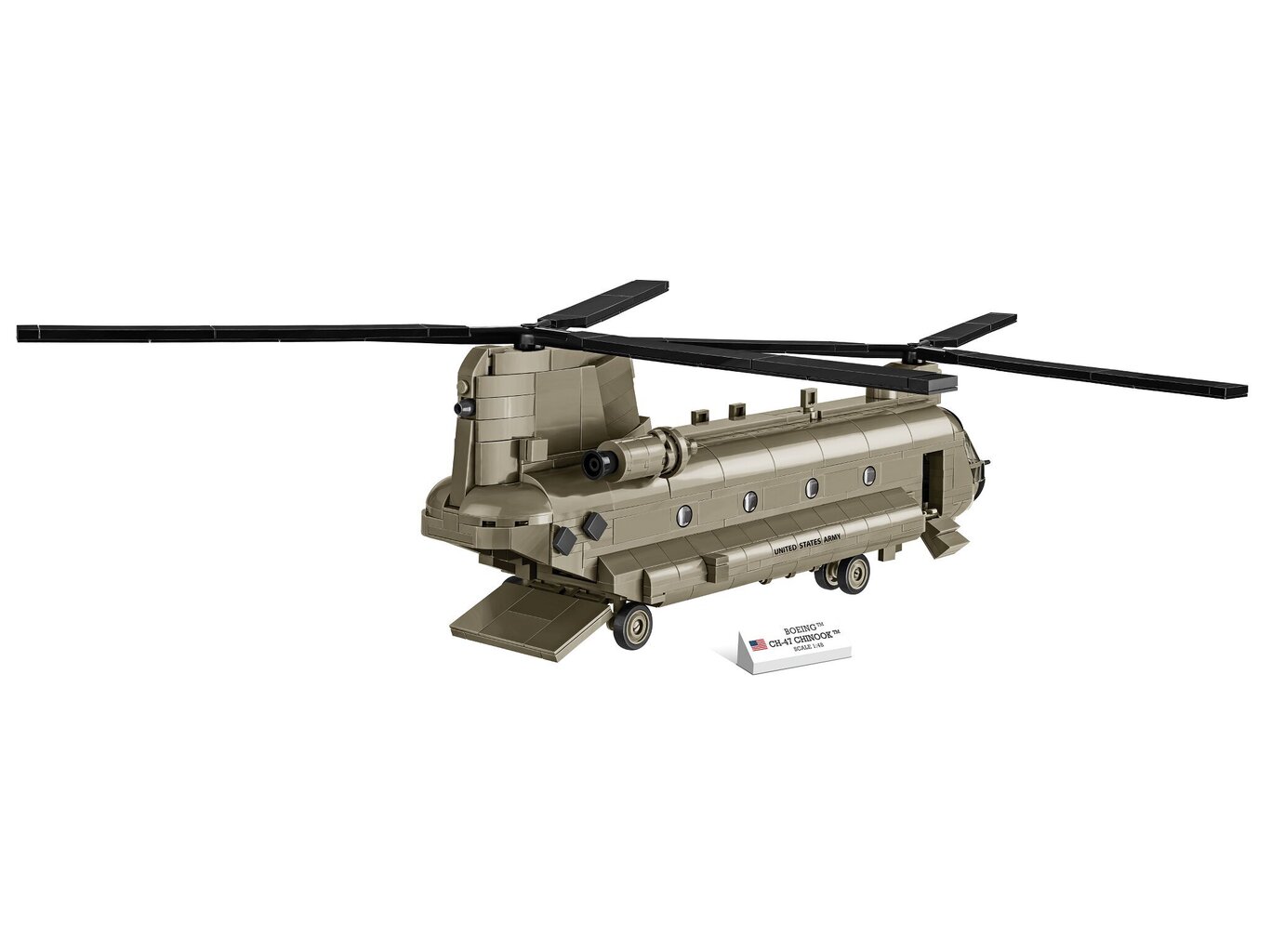 COBI - Muoviset rakennusosat CH-47 Chinook, 1/48, 5807 hinta ja tiedot | LEGOT ja rakennuslelut | hobbyhall.fi