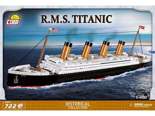 COBI - Muovirakennussarja RMS Titanic, 1/450, 1929 hinta ja tiedot | LEGOT ja rakennuslelut | hobbyhall.fi