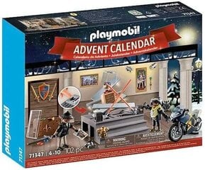 71347 Playmobil® Joulukalenteri Museovarkaus, 102 osaa hinta ja tiedot | LEGOT ja rakennuslelut | hobbyhall.fi