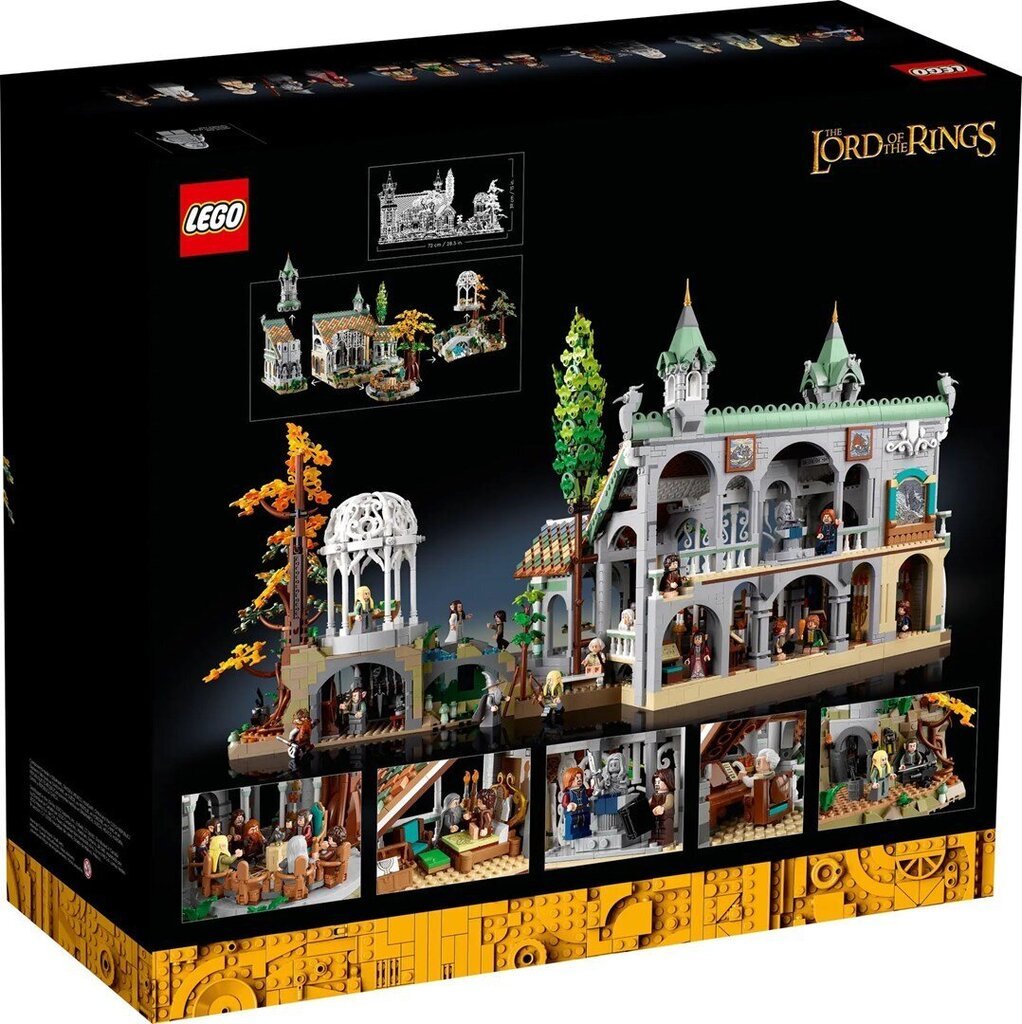 10316 LEGO® The Lord of The Rings: Rivendell, 6167 osaa hinta ja tiedot | LEGOT ja rakennuslelut | hobbyhall.fi