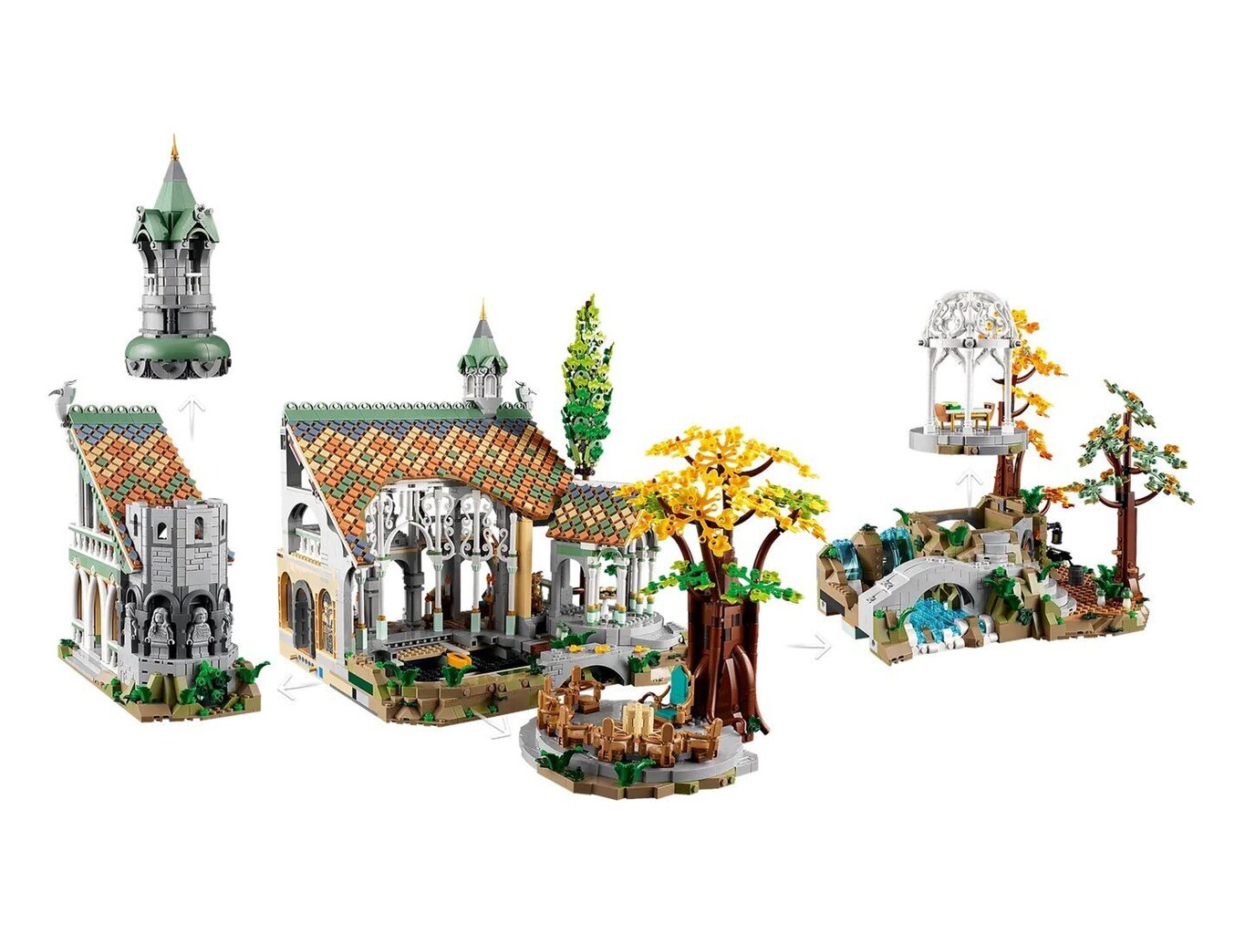 10316 LEGO® The Lord of The Rings: Rivendell, 6167 osaa hinta ja tiedot | LEGOT ja rakennuslelut | hobbyhall.fi