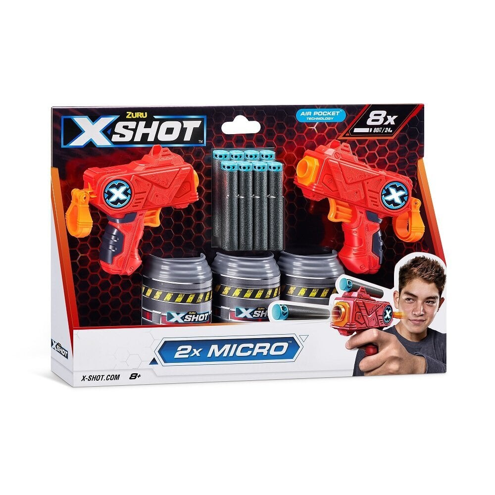 Zuru X-shot Excel Double Micro Combo -leikkisetti hinta ja tiedot | Poikien lelut | hobbyhall.fi