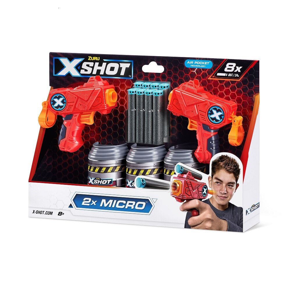 Zuru X-shot Excel Double Micro Combo -leikkisetti hinta ja tiedot | Poikien lelut | hobbyhall.fi