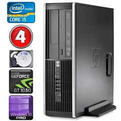 HP 8100 Elite SFF i5-750 4GB 1TB GT1030 2GB DVD WIN10Pro hinta ja tiedot | Pöytätietokoneet | hobbyhall.fi