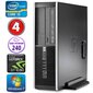 HP 8100 Elite SFF i5-750 4GB 240SSD GT1030 2GB DVD WIN7Pro hinta ja tiedot | Pöytätietokoneet | hobbyhall.fi