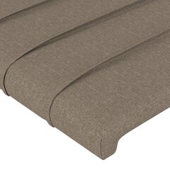 Sängynpääty, taupe, 90x5x78/88cm, kangas hinta ja tiedot | Sängyt | hobbyhall.fi