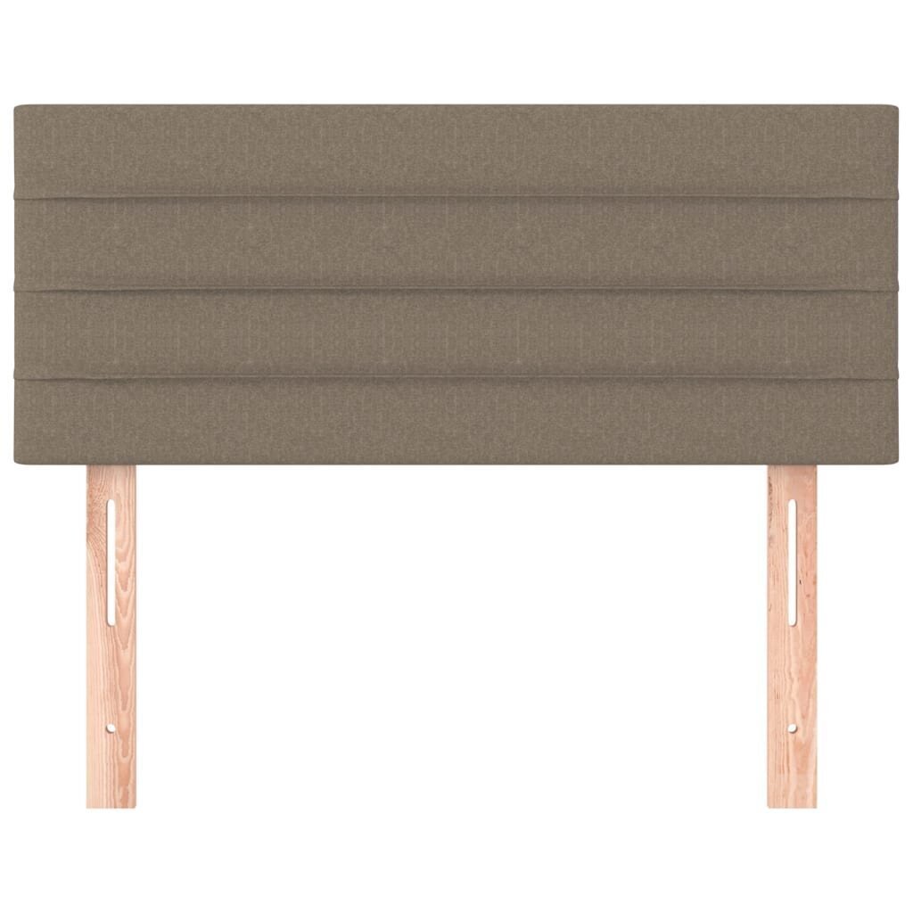 Sängynpääty, taupe, 100x5x78/88cm, kangas hinta ja tiedot | Sängyt | hobbyhall.fi