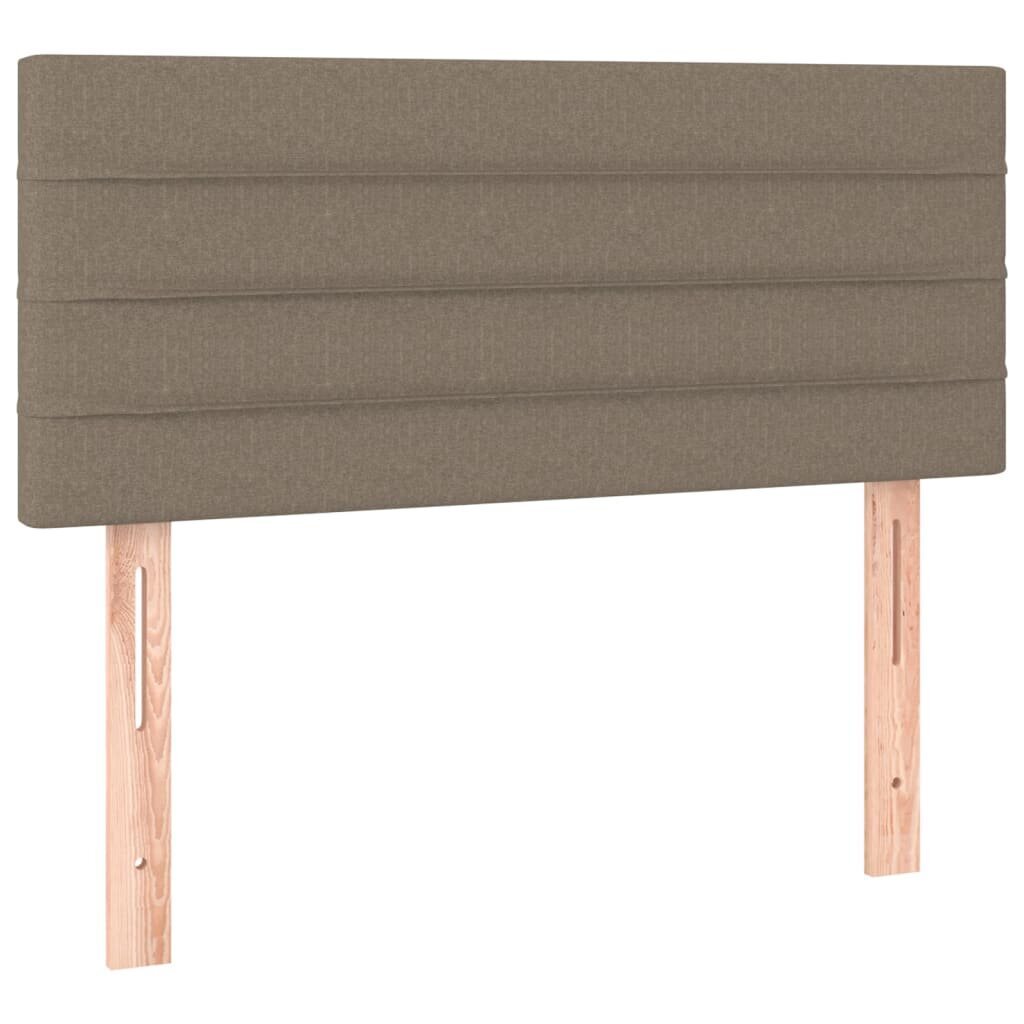 Sängynpääty, taupe, 100x5x78/88cm, kangas hinta ja tiedot | Sängyt | hobbyhall.fi