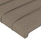 Sängynpääty, taupe, 100x5x78/88cm, kangas hinta ja tiedot | Sängyt | hobbyhall.fi