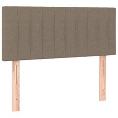 Sängynpääty, taupe, 100x5x78/88cm, kangas hinta ja tiedot | Sängyt | hobbyhall.fi