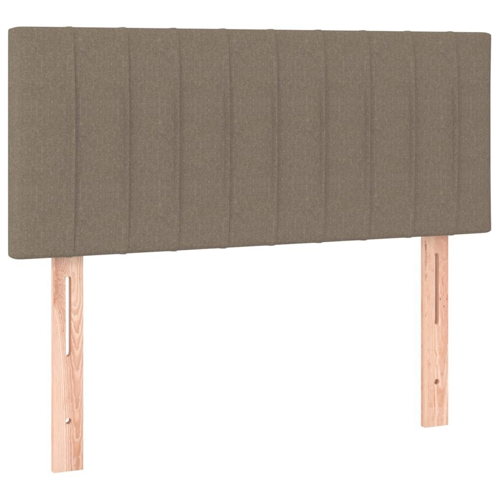 Sängynpääty, taupe, 100x5x78/88cm, kangas kaina ir informacija | Sängyt | hobbyhall.fi