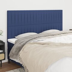 Sängynpääty, Kangas, 4 kpl, 100x5x78/88cm, sininen hinta ja tiedot | Sängyt | hobbyhall.fi