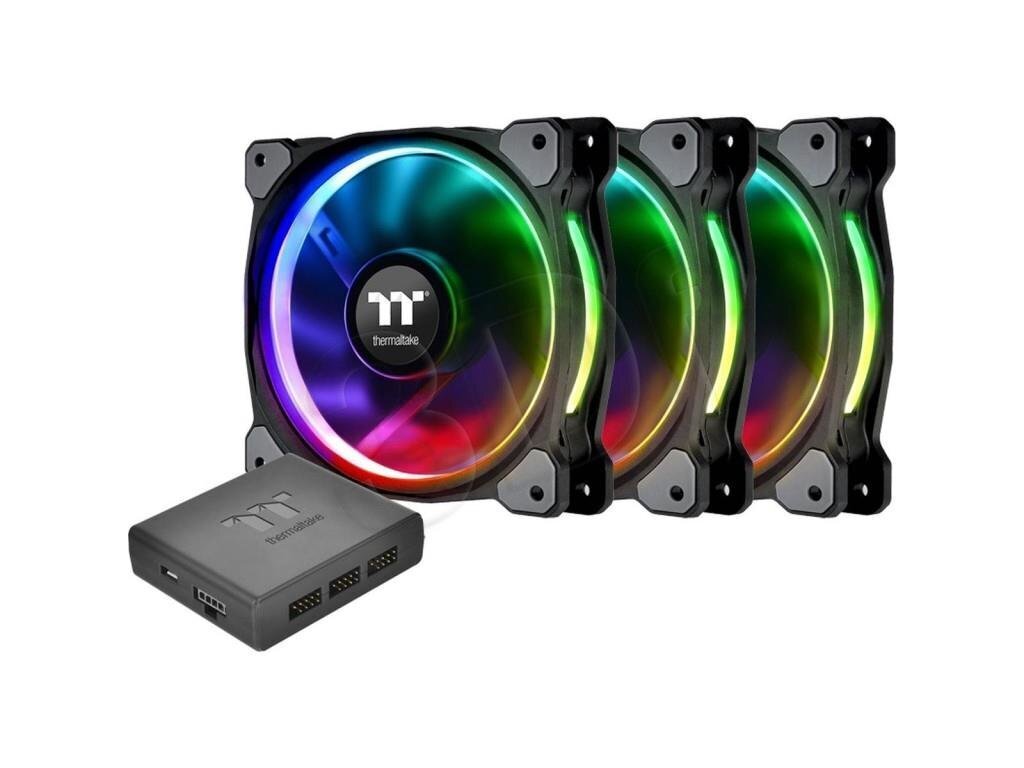 Thermaltake Riing x3 CL-F049-PL12SW-A hinta ja tiedot | Tietokoneen tuulettimet | hobbyhall.fi