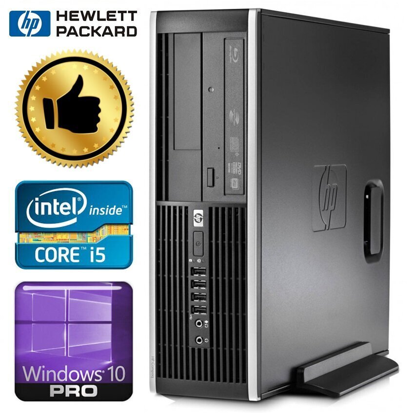 HP 8100 Elite SFF i5-650 16GB 240SSD+250GB GT1030 2GB DVD WIN10PRO/W7P hinta ja tiedot | Pöytätietokoneet | hobbyhall.fi