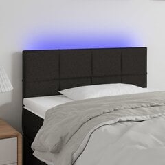 Sängynpääty LED-valolla, musta, 80x5x78/88cm hinta ja tiedot | Sängyt | hobbyhall.fi