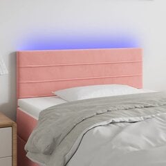 Sängynpääty LED-valolla, pinkki, 80x5x78/88cm hinta ja tiedot | Sängyt | hobbyhall.fi