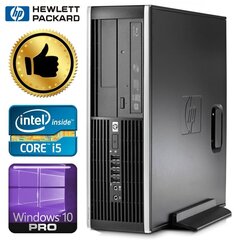 HP 8100 Elite SFF i5-650 4GB 1TB GT1030 2GB DVD WIN10PRO / W7P hinta ja tiedot | Pöytätietokoneet | hobbyhall.fi