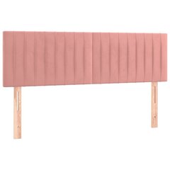 Sängynpääty vidaXL, 144x5x78/88cm, pinkki hinta ja tiedot | Sängyt | hobbyhall.fi