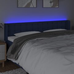 Sängynpääty LED-valolla, sininen, 183x16x78/88cm hinta ja tiedot | Sängyt | hobbyhall.fi