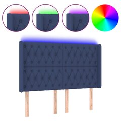 Sängynpääty LED-valolla, sininen, 147x16x118/128cm hinta ja tiedot | Sängyt | hobbyhall.fi