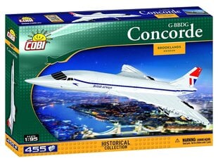 COBI - Muovirakennussarja Concorde G-BBDG, 1/95, 1917 hinta ja tiedot | LEGOT ja rakennuslelut | hobbyhall.fi