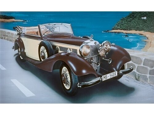 Italeri - Mercedes Benz 540K, 1/24, 3701 hinta ja tiedot | LEGOT ja rakennuslelut | hobbyhall.fi