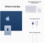 Apple iMac 24” M1 8/256GB Blue INT MGPK3ZE/A hinta ja tiedot | Pöytätietokoneet | hobbyhall.fi