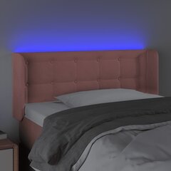 Sängynpääty LED-valolla, pinkki, 83x16x78/88cm hinta ja tiedot | Sängyt | hobbyhall.fi