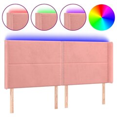 Sängynpääty LED-valolla, pinkki, 163x16x118/128cm hinta ja tiedot | Sängyt | hobbyhall.fi