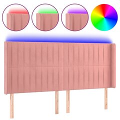 Sängynpääty LED-valolla, pinkki, 163x16x118/128cm hinta ja tiedot | Sängyt | hobbyhall.fi