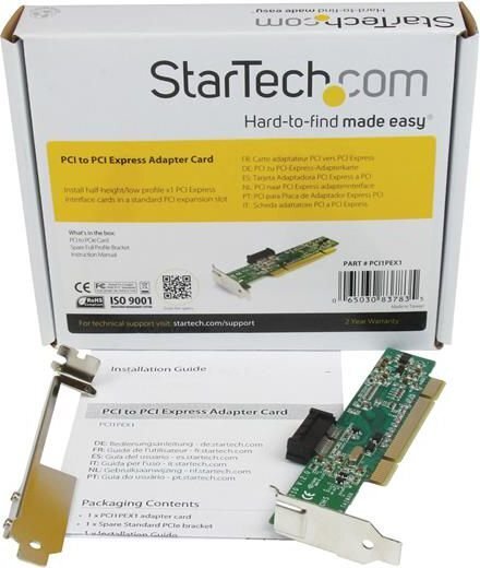 StarTech (PCI1PEX1) hinta ja tiedot | Ohjain- ja laajennuskortit | hobbyhall.fi