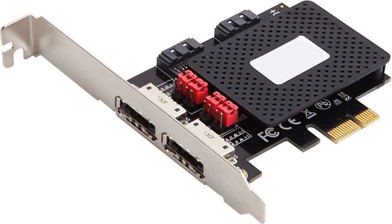 MicroConnect (MC-SATA3-T4) hinta ja tiedot | Ohjain- ja laajennuskortit | hobbyhall.fi