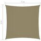 Aurinkoverho, 3x3 m, beige hinta ja tiedot | Aurinkovarjot ja markiisit | hobbyhall.fi