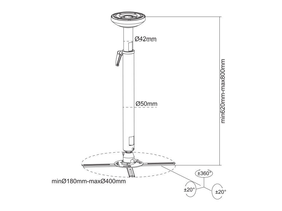 Multibrackets B-5228 hinta ja tiedot | TV-seinätelineet | hobbyhall.fi