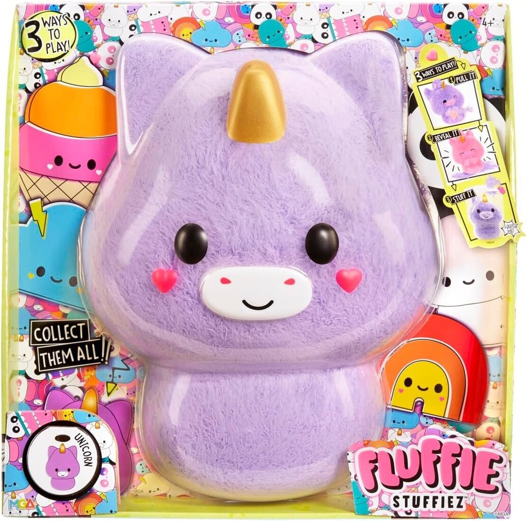 MGA Fluffie Stuffez Unicorn -lelu hinta ja tiedot | Pehmolelut | hobbyhall.fi