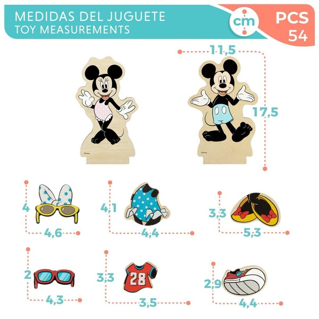 Figuurisarja Disney 4 kpl, 54 osaa hinta ja tiedot | Tyttöjen lelut | hobbyhall.fi