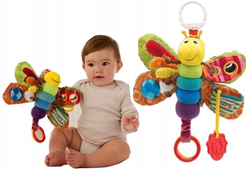 Tomy Lamaze Pehmoinen riipus Freddie LC27024 hinta ja tiedot | Vauvan lelut | hobbyhall.fi