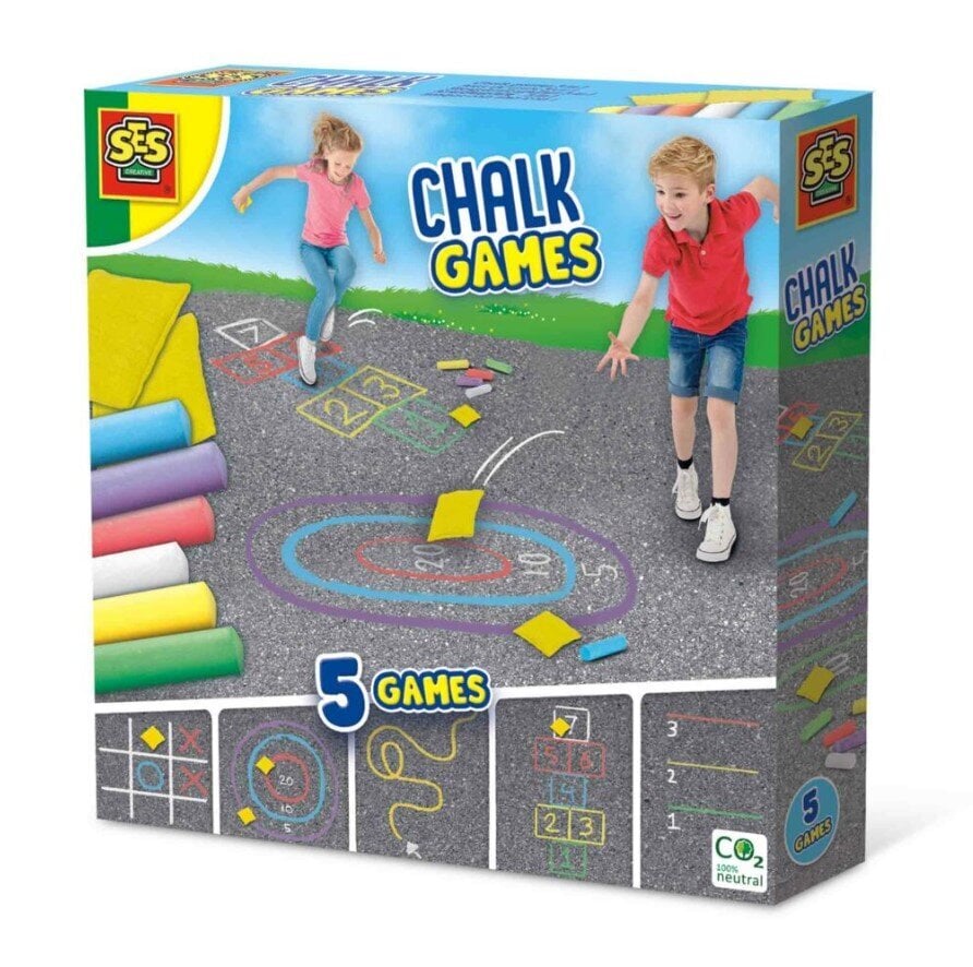 SES Chalk 5-in-1 -pelisetti hinta ja tiedot | Pihapelit ja ulkopelit | hobbyhall.fi