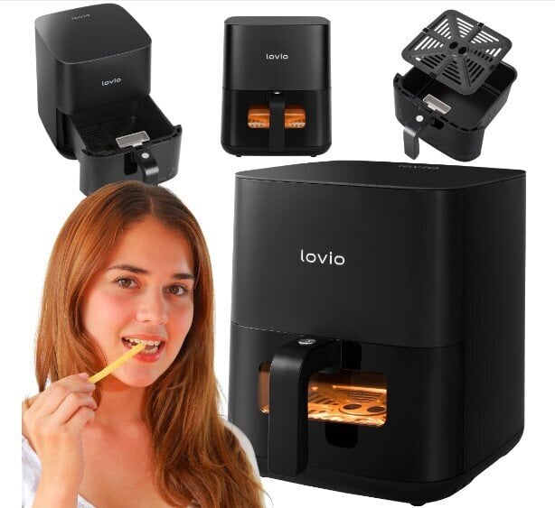 Lovio home 1800 W 5l hinta ja tiedot | Airfryerit ja friteerauskeittimet | hobbyhall.fi