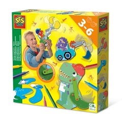 SES Young Engineers Dinosaurus -askartelusetti hinta ja tiedot | Kehittävät lelut | hobbyhall.fi