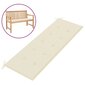 Tyyny puutarhapenkille, beige, 150x50x4cm hinta ja tiedot | Istuintyynyt, pehmusteet ja päälliset | hobbyhall.fi