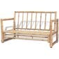 Puutarhapenkki, bambu, 115x65x72cm hinta ja tiedot | Puutarhapenkit | hobbyhall.fi